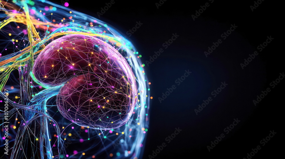 Poster explore the intricate connections of the human brain and nervous system