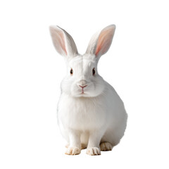white rabbit png, rabbit isolated on transparent background, real rabbit