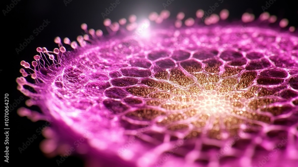 Poster explore the intricate structures of microscopic life