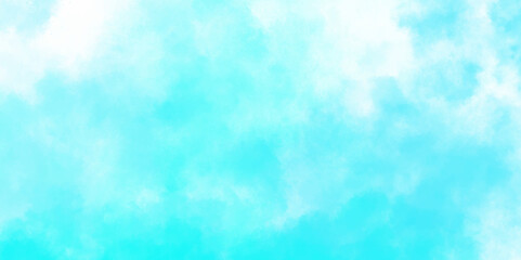 Obraz premium Abstract light blue watercolor cloudiness, mist, or smog background. light blue sky with white background and blurred pattern. Vivid textured aquarelle painted art design background.