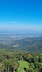 View from the viewpoint at the top of Sljeme towards the north