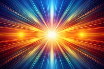 Obraz premium Abstract Background Featuring a Radiant Sunburst at the Center, Perfect for Creative Projects and Visual Art, Evoking Energy and Inspiration in Design and Illustration