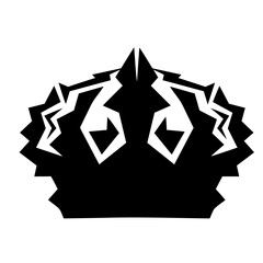 Crown Logo Fill. Crown Shadow. Crown icon