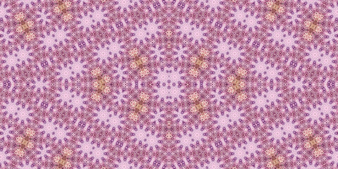 Seamless kaleidoscope pattern. The texture of the woven pattern. Endless pattern