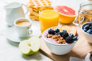 Tea with fruits