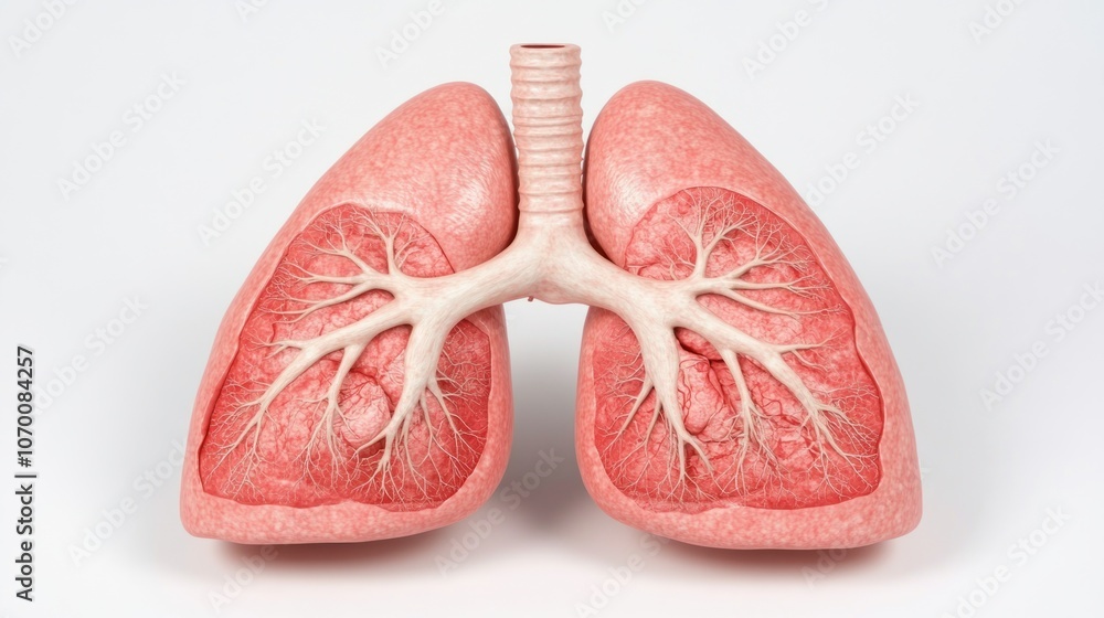 Poster explore the structure and function of human lungs for better health
