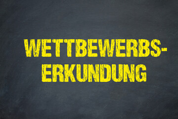 Wettbewerbserkundung	