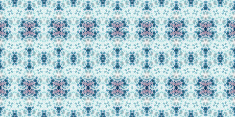 Seamless kaleidoscope pattern. The texture of the woven pattern. Endless pattern