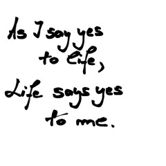 Inspiring Positive Affirmations on White Background