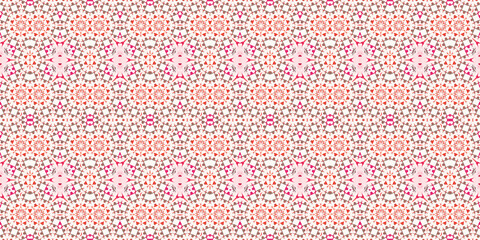 Seamless kaleidoscope pattern. The texture of the woven pattern. Endless pattern