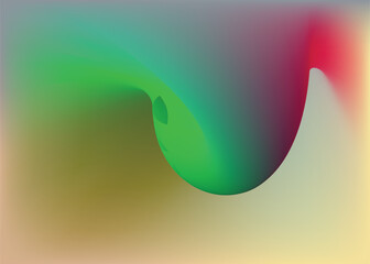 Fluid abstract background. Liquid color gradients composition. Round shapes and circle flowing design for wallpaper,