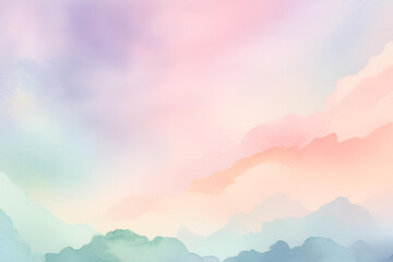 Abstract Watercolor Wash 