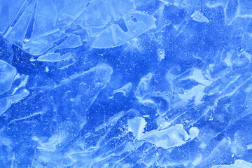 氷の表面のテクスチャ
