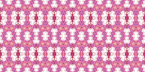 Seamless kaleidoscope pattern. The texture of the woven pattern. Endless pattern
