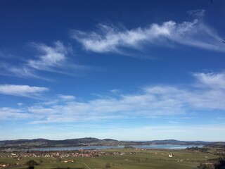 Fototapeta premium landscape with clouds