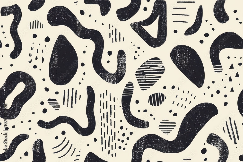 Poster minimalist seamless snow pattern design for backgrounds