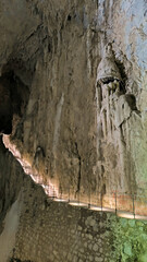 interior of Skocjanske jame cave, Slovenia