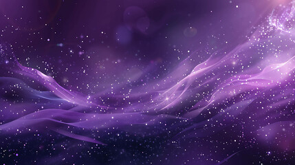 Obraz premium Elegant purple abstract background with a smooth gradient and sparkling lights.