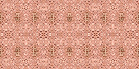 Seamless kaleidoscope pattern. The texture of the woven pattern. Endless pattern