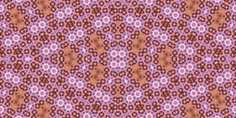 Seamless kaleidoscope pattern. The texture of the woven pattern. Endless pattern