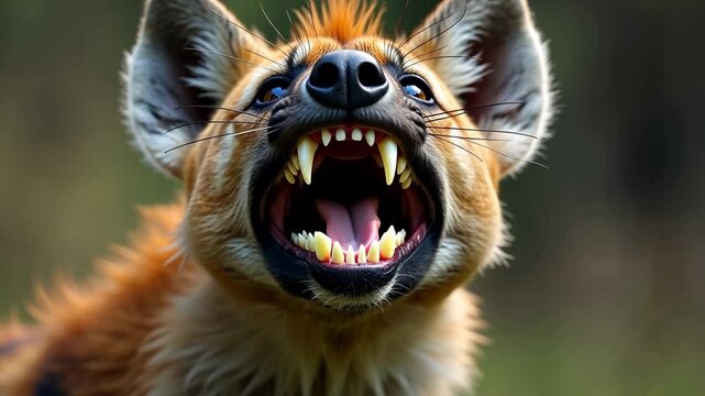 Close-up of a Red Wolf