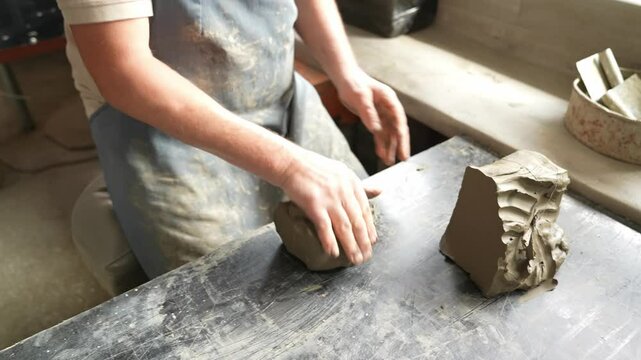 Processed handicrafts work and imagine