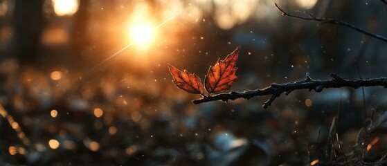 Autumn Leaves Falling