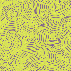 Seamless abstract pattern with wavy lined shapes	

