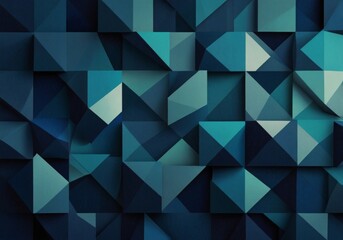 Obraz premium abstract geometric blue background
