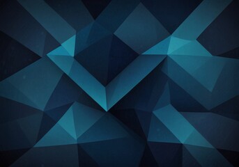 Obraz premium abstract geometric blue background