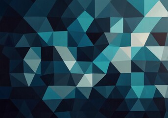 Obraz premium abstract geometric blue background