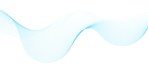 Abstract colorful wave element for design. Digital frequency track equalizer. Stylized line art background. Vector illustration. 