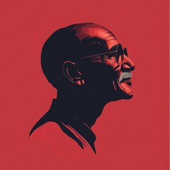 Mahatma Gandhi, vector illustration