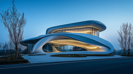 Obraz premium highway in the city