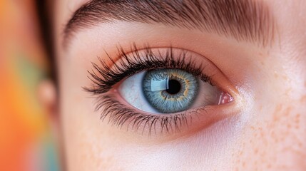 Obraz premium The Stunning Blue Eye