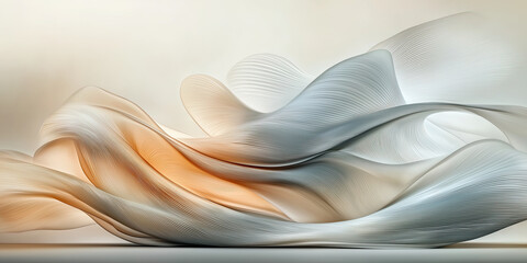 Flowing golden light and shadow