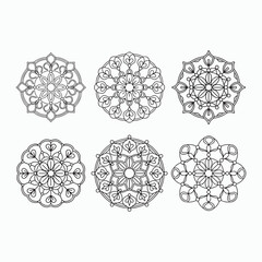 simple mandala art, Design for a wallpaper Paint shirt and tile Sticker Design