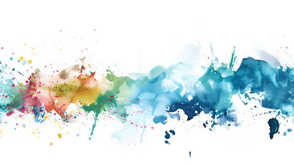 Fototapeta premium Festive Banners Christmas Watercolor