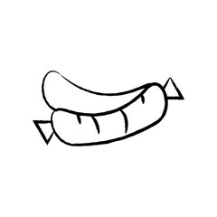 Food & Beverages Icon - sausage