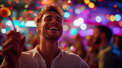 Obraz premium The Happy Party Moment