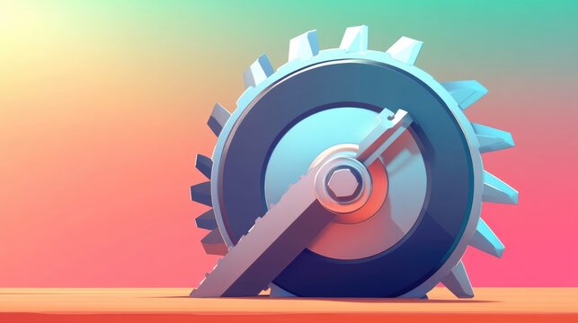 Close up of a sharp electric circular saw blade highlighting precision cutting essential for woodworking projects