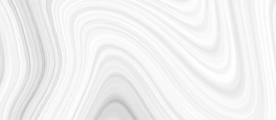 Obraz premium White and grey liquid marble pattern texture natural background. Liquify Swirl white and gray color art. Beautiful drawing with the divorces and wavy lines in gray tones. 