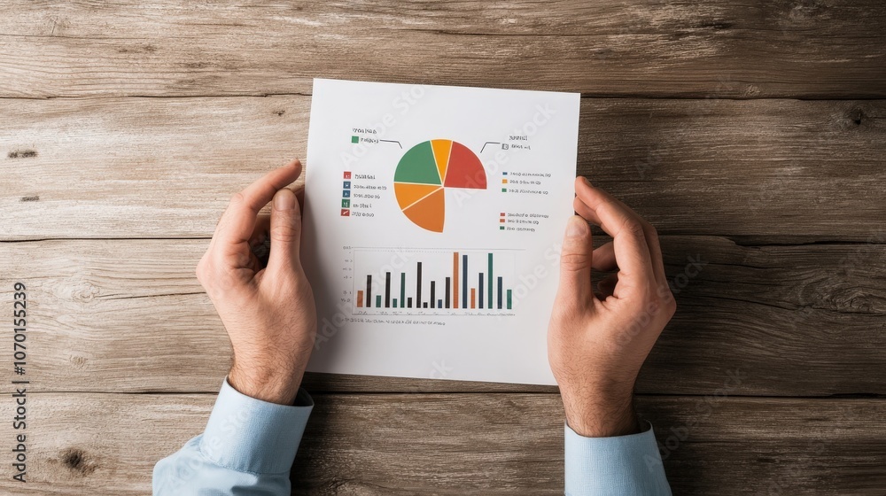 Poster Analyze business data with engaging graphs and charts