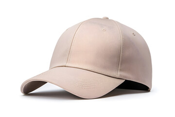 Fototapeta premium Blank Baseball cap mock up, isolated on white background