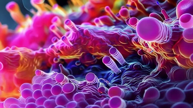 A peek into the microscopic where particles leave their marks for us to observe and yze.