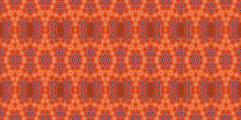 Seamless kaleidoscope pattern. The texture of the woven pattern. Endless pattern
