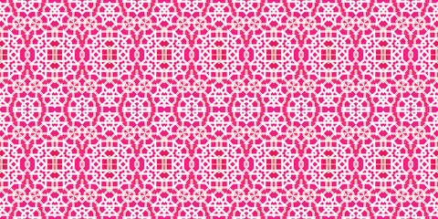 Seamless kaleidoscope pattern. The texture of the woven pattern. Endless pattern