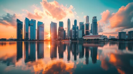 debt financing experts in Singapore, analyzing financial risks and returns, engaged discussion,