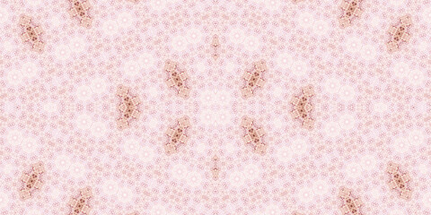 Seamless kaleidoscope pattern. The texture of the woven pattern. Endless pattern