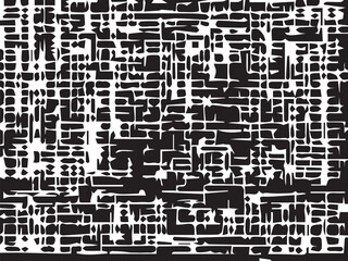 Grunge texture with black lines on a white background

